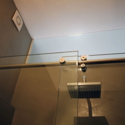 Sopraluce in vetro satinato
